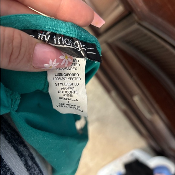 City Triangles Green Ruched Cocktail Dress - Picture 4 of 6